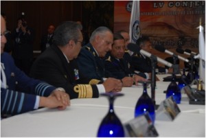 General Cienfuegos en la inauguración de la Conjefamer. Foto: Sedena