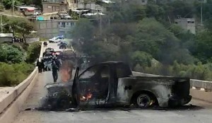 Incidentes en el municipio de Tlapa. Foto: Especial