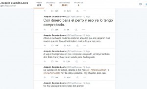 El Chapo amenaza a marino y a juzgados. Foto: Twitter