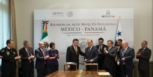 México y Panamá firman convenio. Foto: Segob