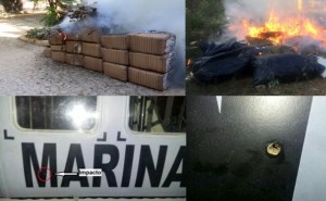 Personal de la Semar es agredido en Sinaloa. Foto: Semar