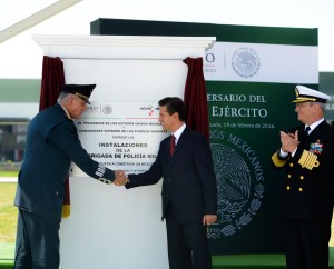 EPN inaugura instalaciones militares en NL. Foto: Presidencia
