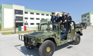 EPN durante el recorrido a las instalaciones inauguradas. Foto: Presidencia