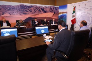 Reunión de Seguridad Zona Noreste. Foto: Segob