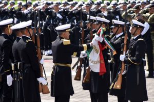 Ceremonia de graduación de 39 nuevos médicos navales. Foto: Semar