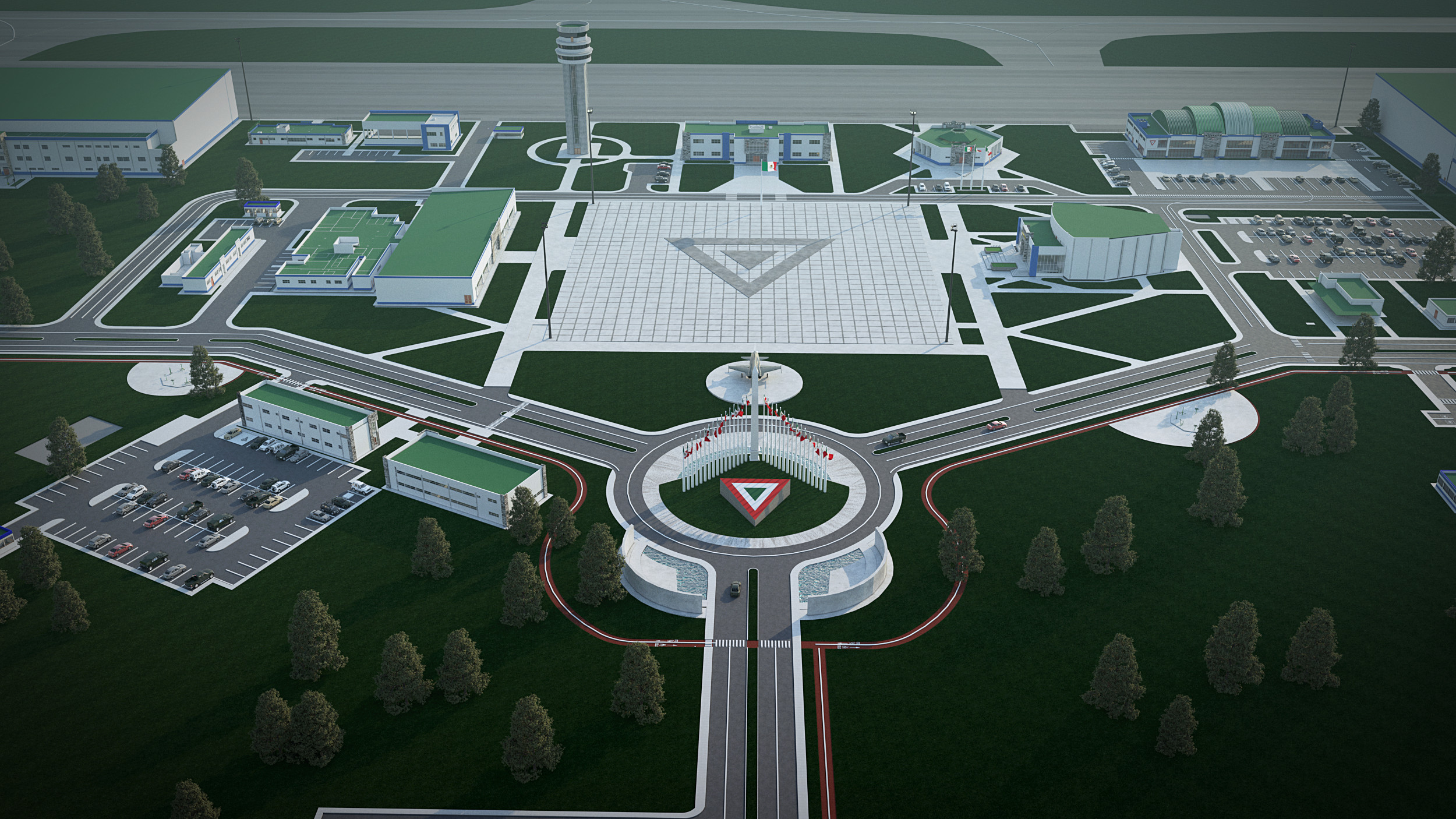 La BAM, Base Aérea Militar, las instalaciones del aeropuerto civil y la confusión de la