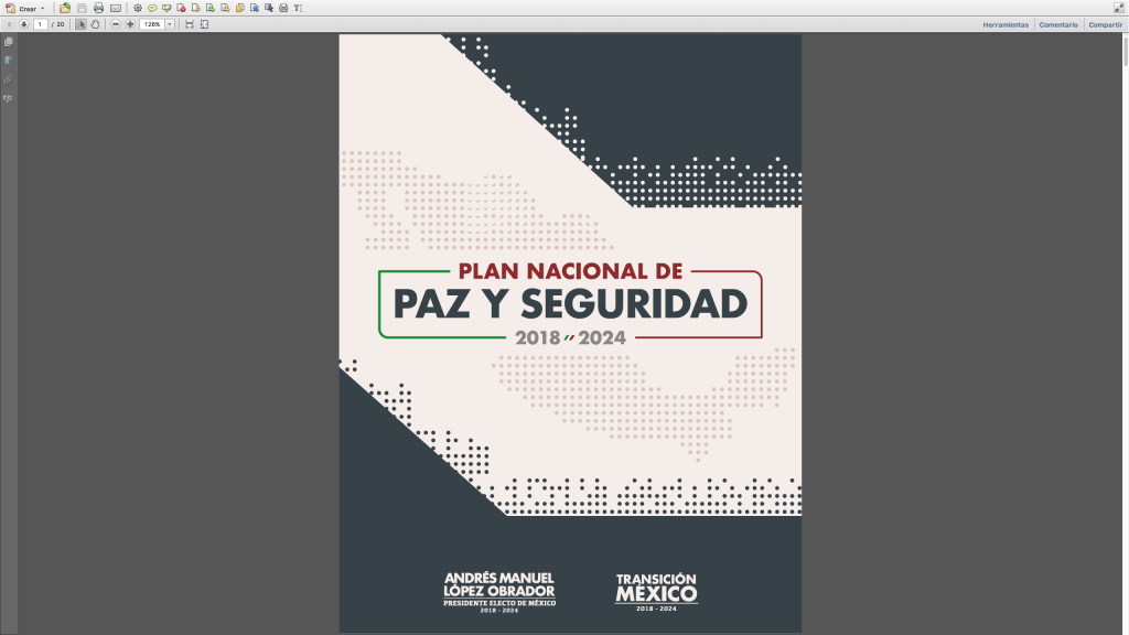 Este es el nuevo Plan Nacional de Paz y Seguridad – EstadoMayor.mx